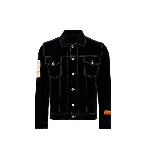 Heron Preston Label Flock Reg Jacket - HMYE008F21FAB0021000