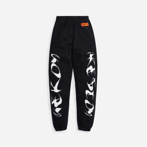 Heron Preston Plain Sweatpants HP Brush - Black - CH024F21JER0011001