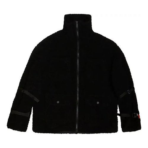 Heron Preston Polar Fleece Jacket - Black - HMEA067F21FAB0011000