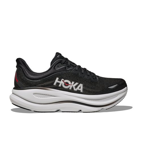 HOKA ONE ONE Bondi 9 - Black/Vermillion - 1162011-BKVR