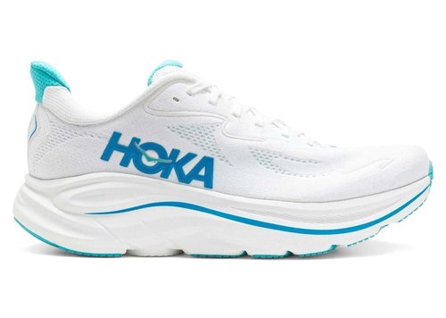 HOKA ONE ONE Clifton 10 - White/Skyward Blue - 1162030-WKY