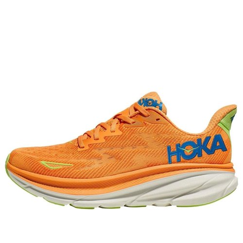 HOKA ONE ONE Clifton 9 2E Wide - Solar Flare/Lettuce - 1132210-SLRL