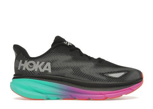 新品 HOKA CLIFTON9 25cm HOKA ONE ONE Clifton 9 GoreTex 'Black Electric Aqua