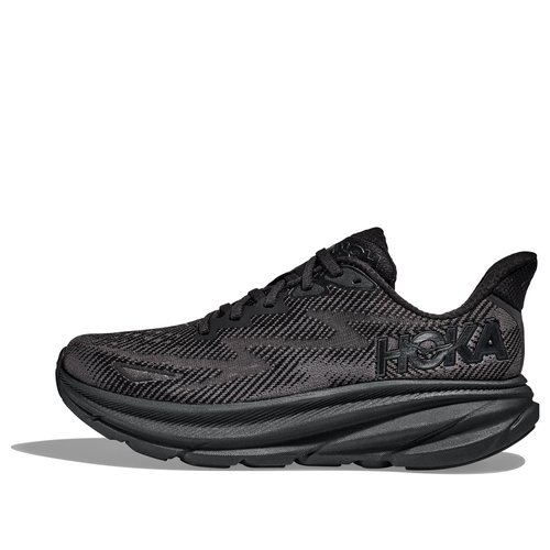 HOKA ONE ONE Clifton 9 Wide - Black - 1132211-BBLC