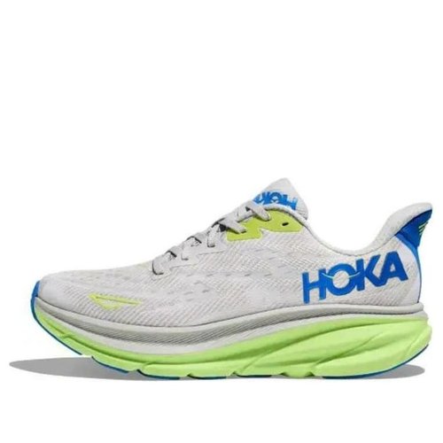 HOKA ONE ONE Clifton 9 WIDE - Grey/Blue/Green - 1132210-STLC