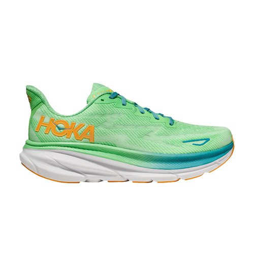 HOKA ONE ONE Clifton 9 - Zest/Lime Glow - 1127895-ZLGL