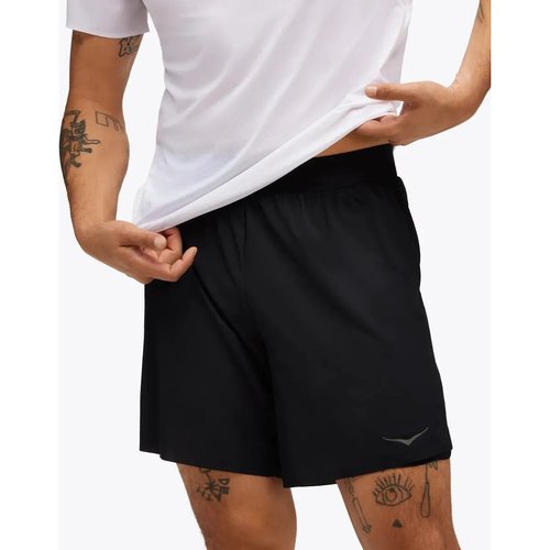 HOKA ONE ONE Glide 7" 2-in-1 Short - 1151080-BLK