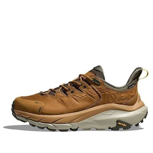HOKA ONE ONE Kaha 2 Low GORE-TEX - Brown/White/Black - 1123190-HLY