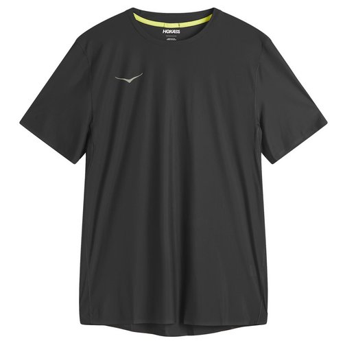 HOKA ONE ONE M Airolite Run Short Sleeve - Black - 1151071-BLK