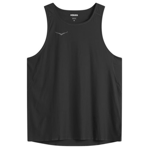 HOKA ONE ONE M Airolite Run Tank - Black - 1151070-BLK