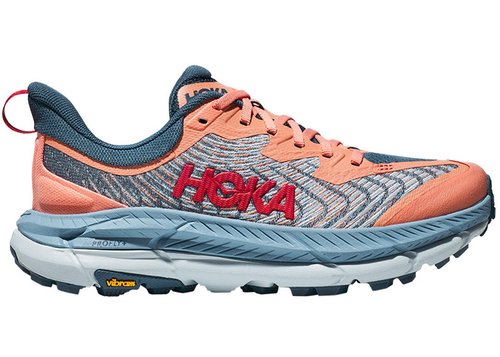 HOKA ONE ONE Mafate Speed 4 - Papaya/Real Teal - 1131056-PPYR