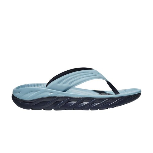 HOKA ONE ONE Ora Recovery Flip Slide - Stone Blue/Outer Space - 1099675-SBOS