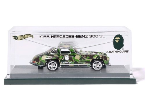 Hot Wheels x A Bathing Ape 1955 MercedesBenz 300 SL Camo - Multicolor