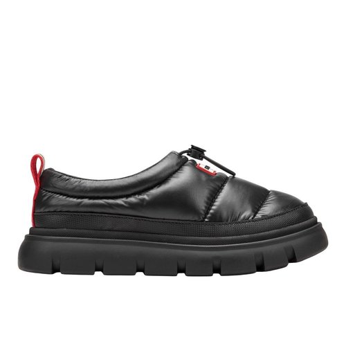 Hunter MadisOn Insulated Water Resistant Slip On Slippers - Black - W-MADI-BLK01