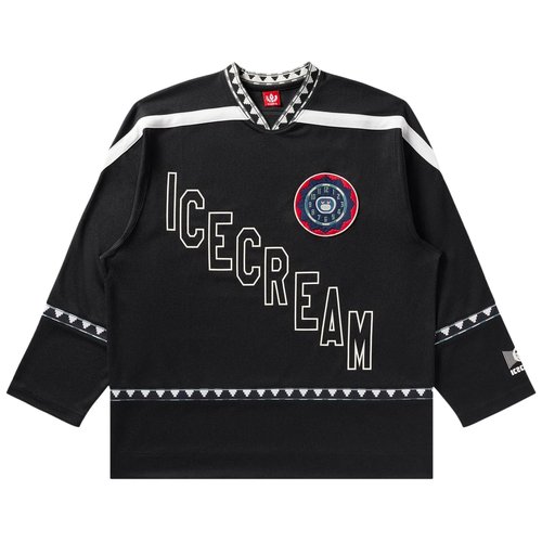 Icecream Party On Jersey LOng-Sleeve Knit - 451 8305 001 BLAC