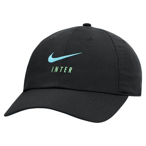 Inter Milan Heritage86 Nike Dri-FIT Adjustable Hat - Black/Chlorine Blue - DJ6266-011