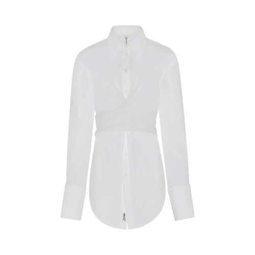 Jean Paul Gaultier Zip On Back LOng Draped Shirt - 25.34 F