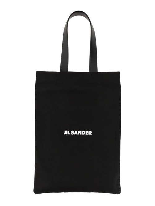 Jil Sander Black Canvas Shopping Bag - 1 - J25WC0004P4863_001