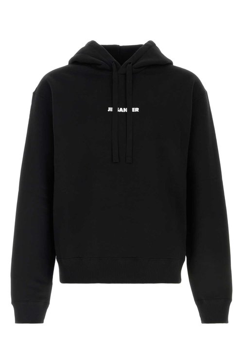 Jil Sander Black Cotton Sweatshirt - J22GU0149-20128-001