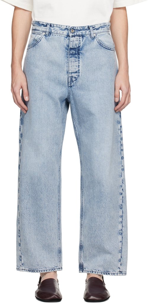 Jil Sander Blue Loose Jeans - Antartic - J22KA0309-J4646-481