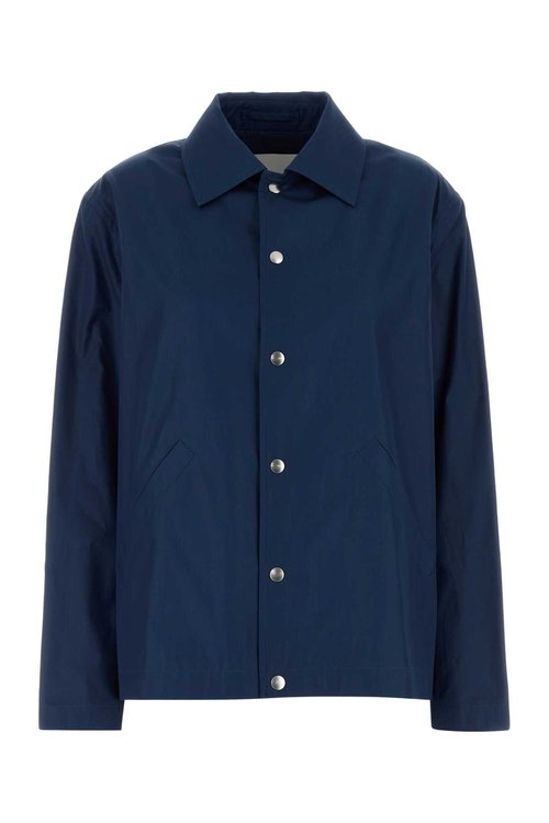 Jil Sander Blue Taffeta Jacket - J53BN0004-45306-419