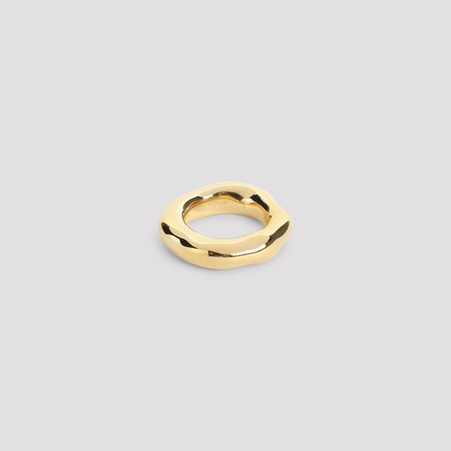 Jil Sander Brass Ring Metallic Jewellery - 196120