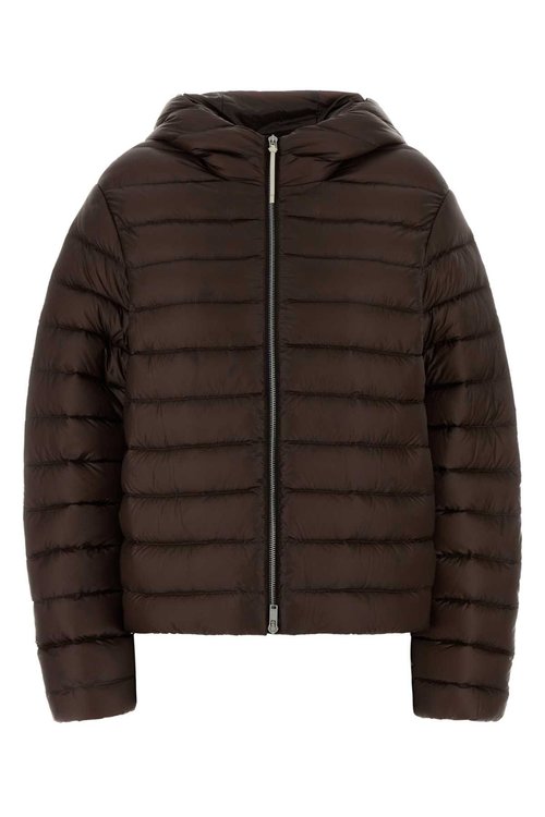 Jil Sander Brown Nylon Down Jacket - J40AF0168-70122-602