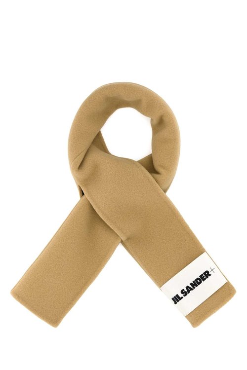Jil Sander Camel Wool Scarf - J40TE0126-40020-235