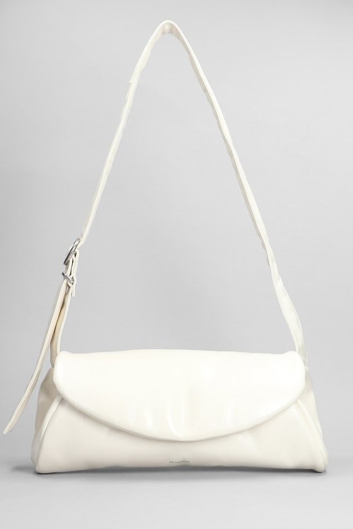 Jil Sander Cannolo Grande Shoulder Bag In Leather - White - J08WD0056P5635_106