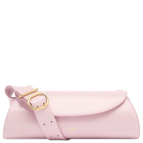 Jil Sander Cannolo SM Leather Shoulder Bag - Candy Pink - J07WD0023-P4840-671