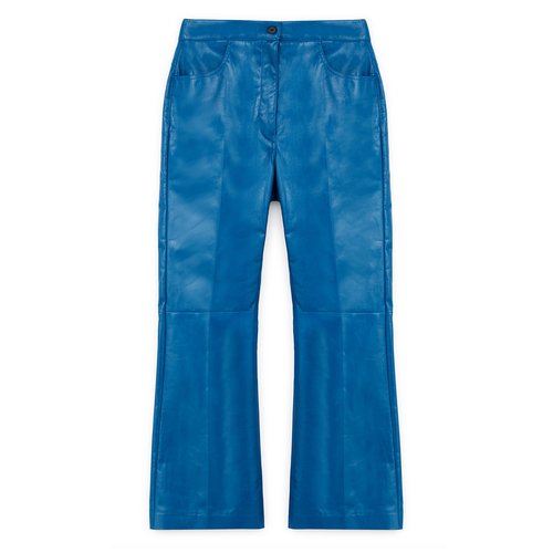 Jil Sander Charta Trousers - Medium Blue - J02KA0036J07021