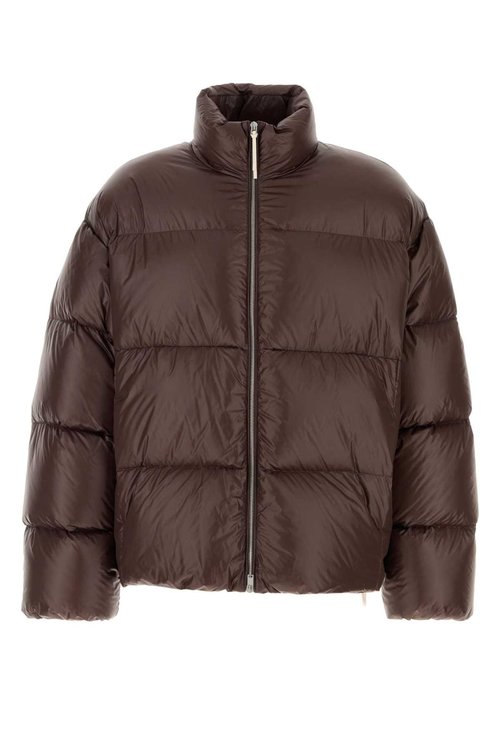 Jil Sander Chocolate Nylon Down Jacket - J47AF0155-70007-202