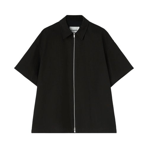 Jil Sander Cord Zip Short-Sleeve Shirt - J47DL0135 J20146 001