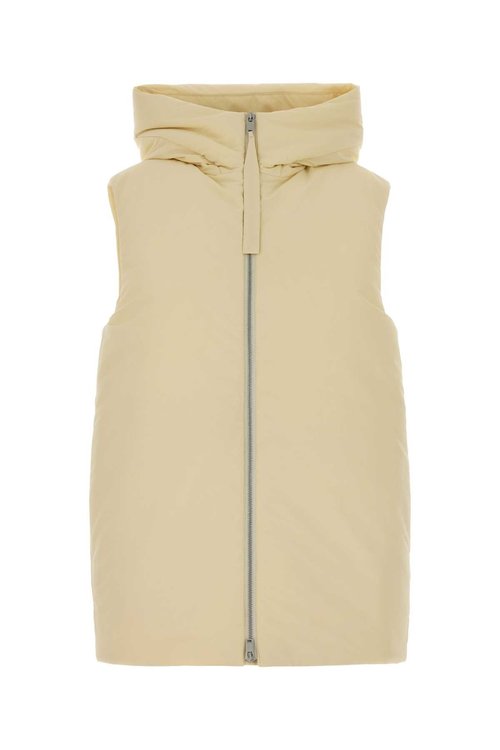 Jil Sander Cream Polyester Down Jacket - J40AF0179-74276-279