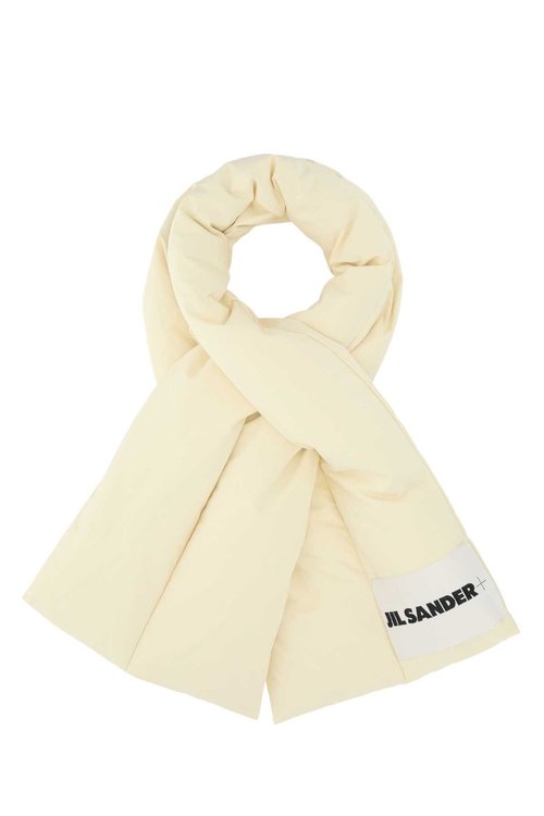 Jil Sander Cream Polyester Scarf - J47TE0001-74276-279