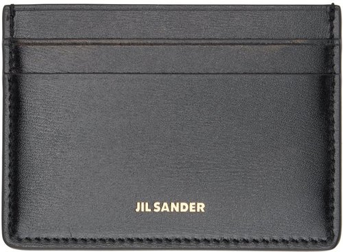 Jil Sander Credit Card Holder - Black - J07VL0006_P4840001