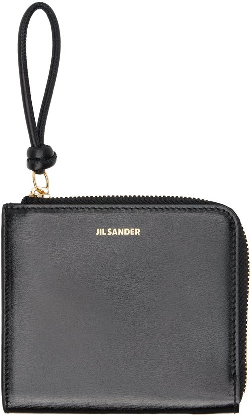 Jil Sander Credit Card Wallet - Black - J07VL0004_P4841001
