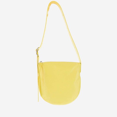 Jil Sander Crinkled Leather Small Shoulder Bag - Yellow - J08ZH0006-P5634-744