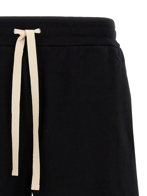 Jil Sander Cotton Terry Shorts - Black - J47MU0139-J2003-001