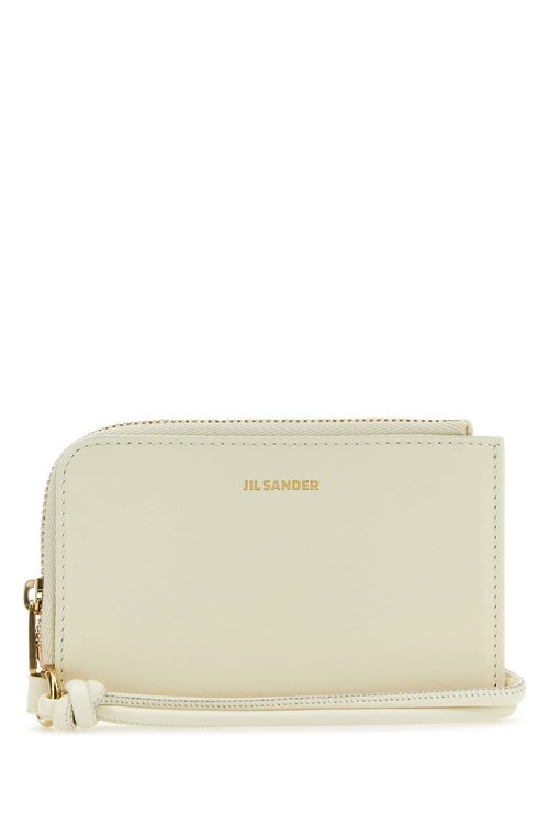 Jil Sander Ivory Leather Cardholder - 106 - J07UI0004-P4841-106