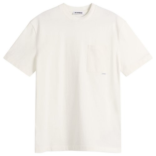 Jil Sander JIL Logo T-Shirt - Optic White - J22GC0270-J20256-100