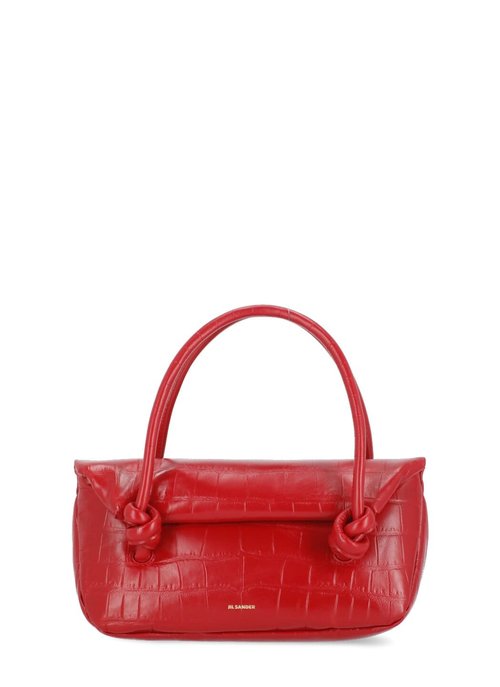 Jil Sander Knot Hand Bag - Red - J07ZH0020P6574_618