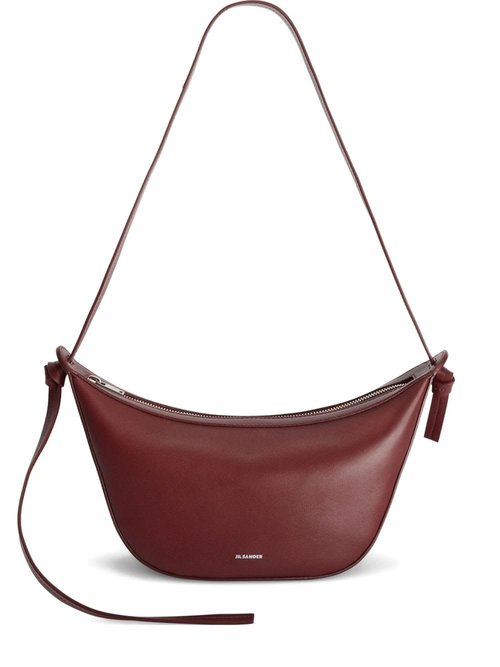 Jil Sander Knot Small Leather Crossbody Bag - Red - J07WG0095-P6582-609