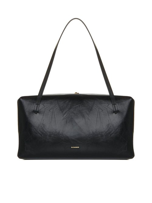 Jil Sander Large goji Pillow Leather Bag - Black - J08WD0065P5636_001