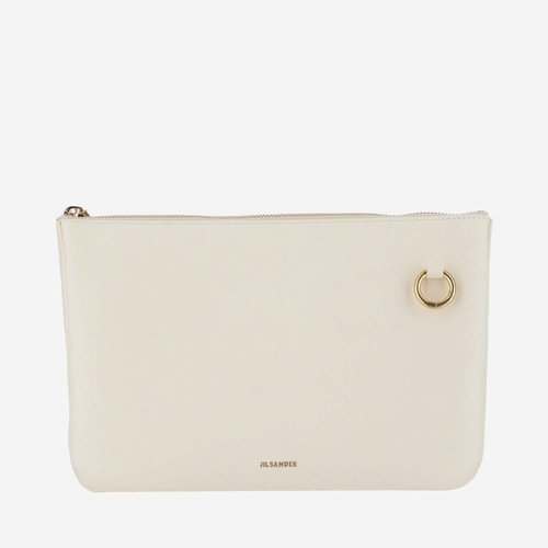 Jil Sander Leather Shoulder Bag With Logo - J08WG0022P4845_106
