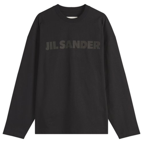 Jil Sander Long Sleeve T-Shirt - Black - J21GC0167-J20243-001