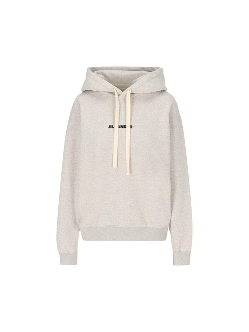 Jil Sander+ Long Sleeved Logo-print Hoodie - J40GU0123-20010-052