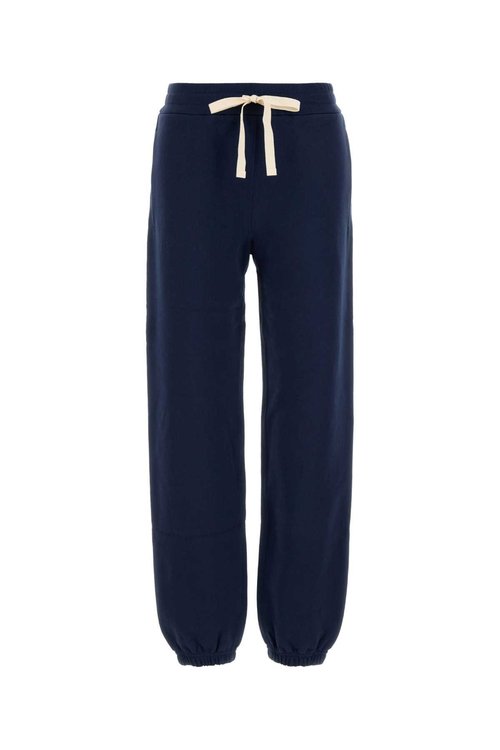 Jil Sander Navy Blue Cotton Joggers - J53KA0006-20039-419