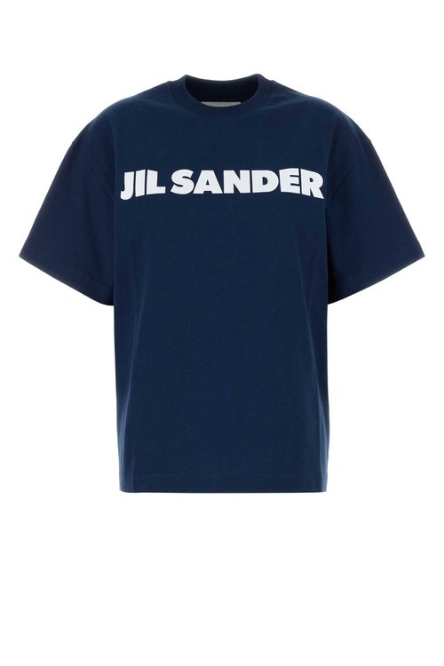 Jil Sander Navy Blue Oversize T-shirt - J53GC0009-45317-419