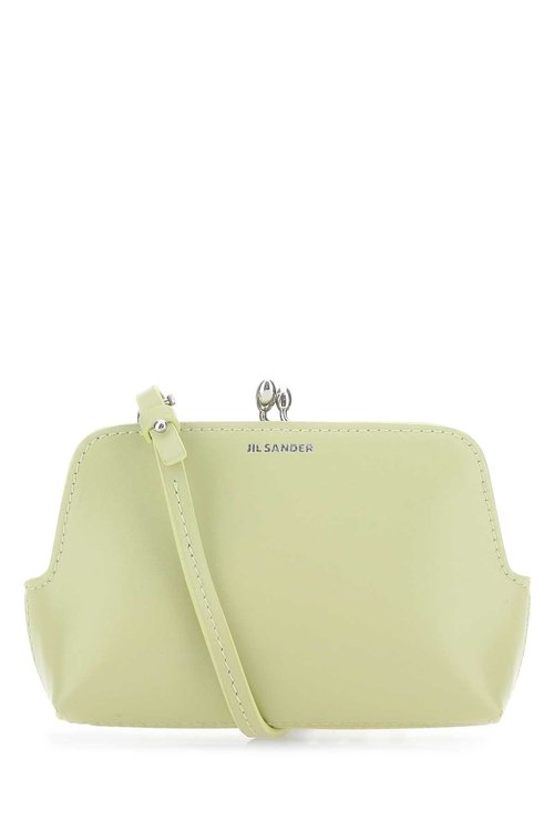 Jil Sander Pastel Green Leather Micro Goji Crossbody Bag - 330 - J55WG0001-P5285-330